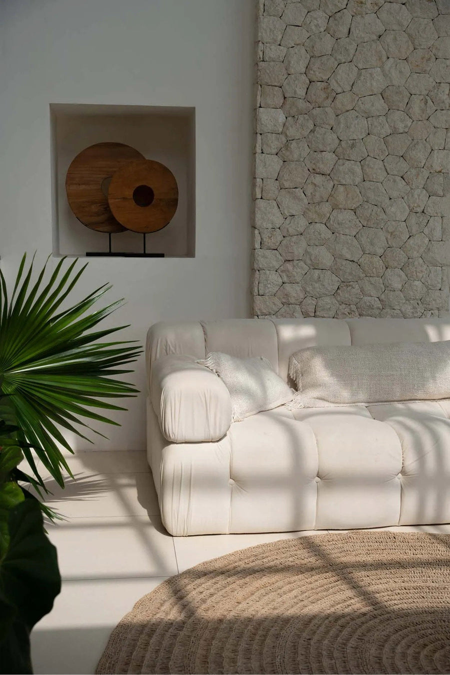 The Oh My Gee Cushion- Crème - 40x40