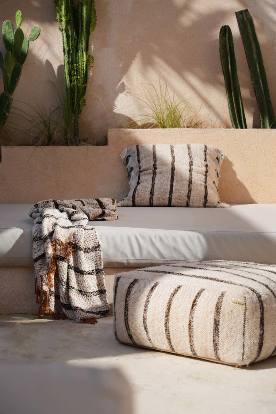 The Oh My Gee Pouf - Bohemian White