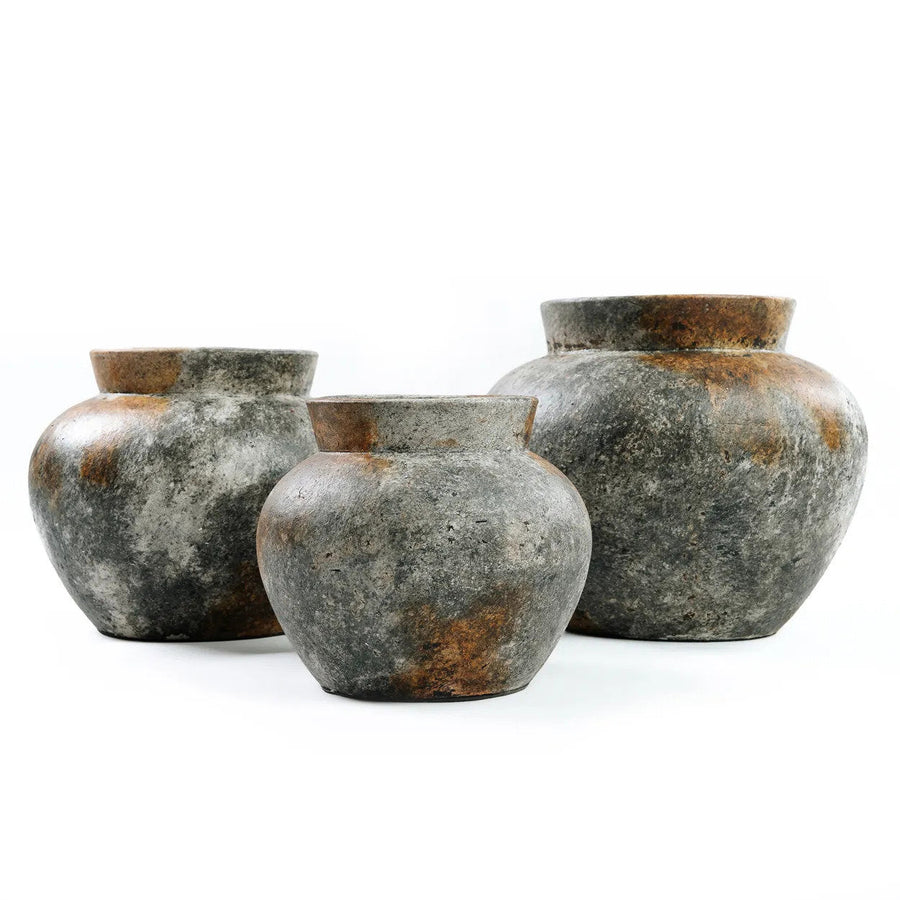 The Funky Vase - Antique Gray - M
