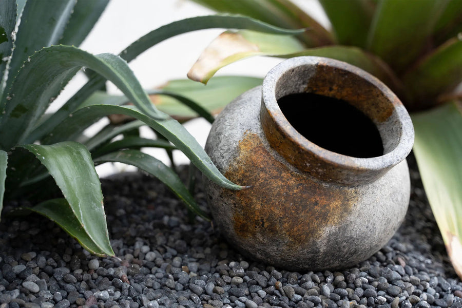 The Funky Vase - Antique Gray - S