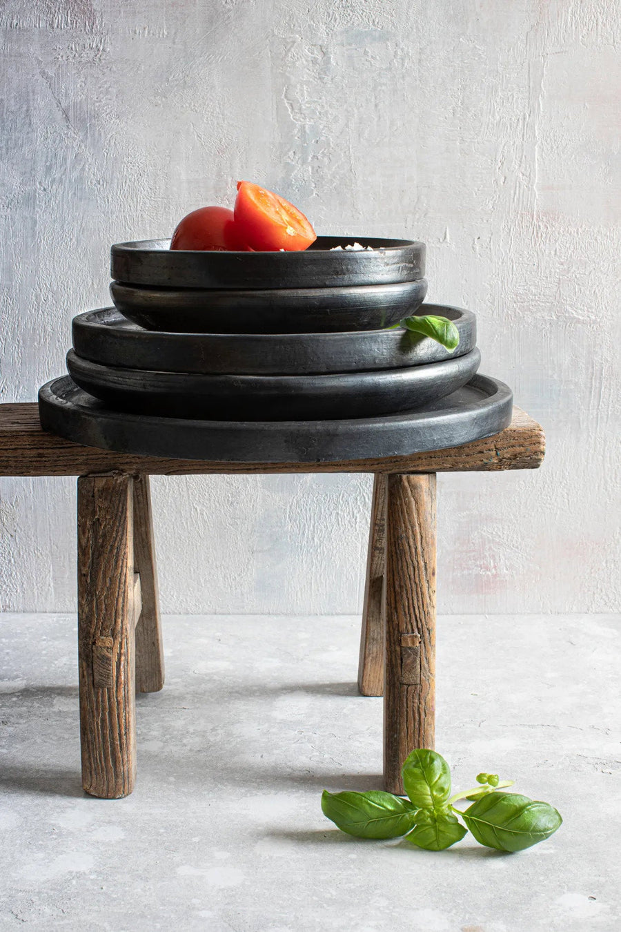 The Burned Classic Plate - Black - S