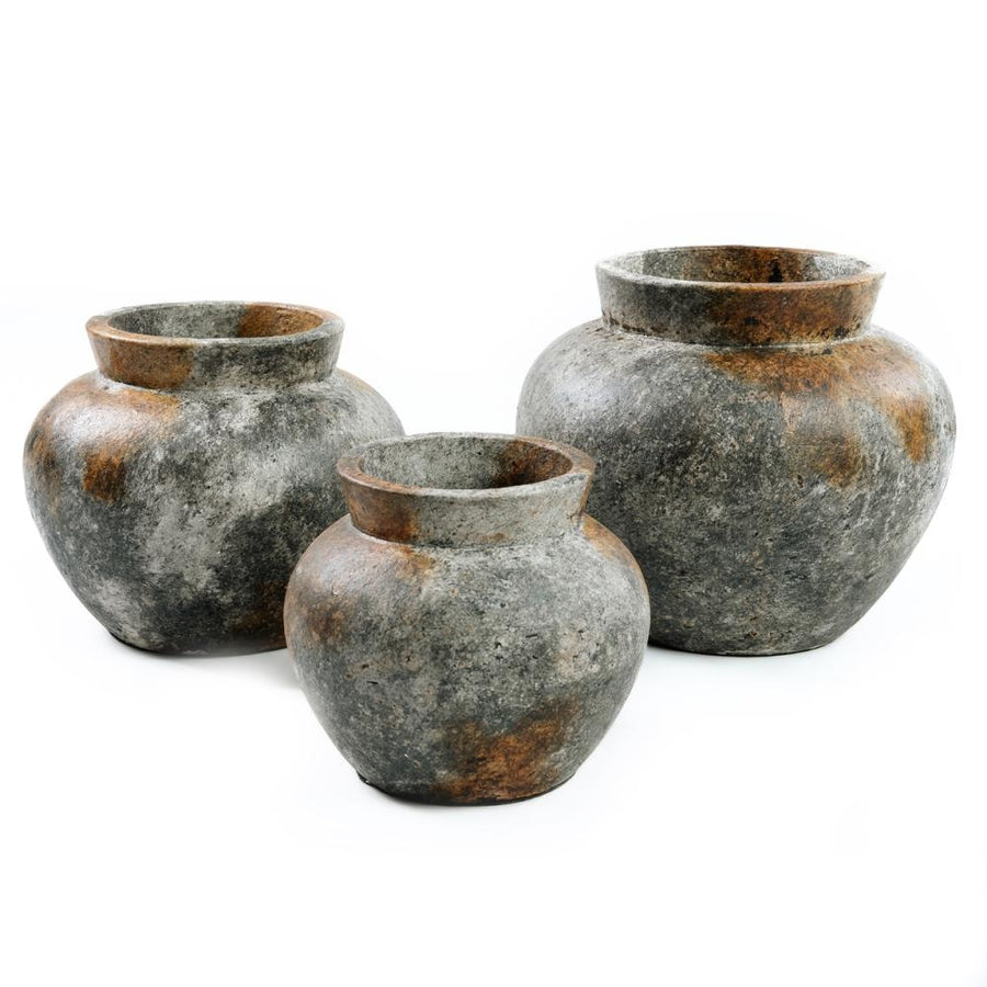 The Funky Vase - Antique Gray - S