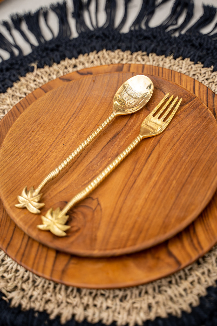 The Palm Tree Spoon - Gold