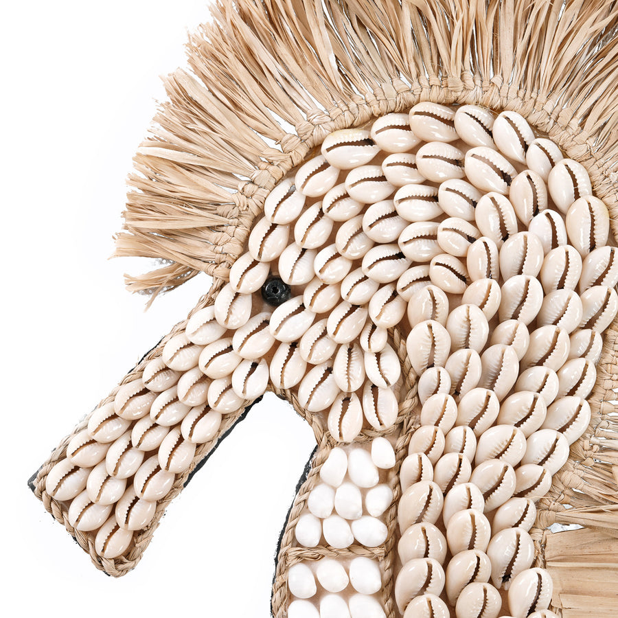 The Shelling Seahorse - White